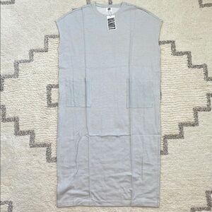 Lunya striped sleeveless dress with pockets